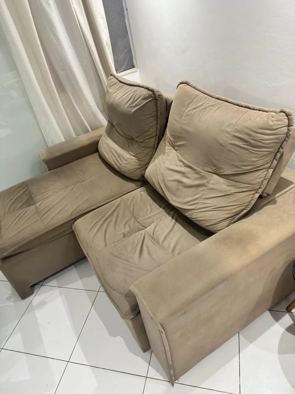 Sofá retrátil lar shopping  - Foto 4
