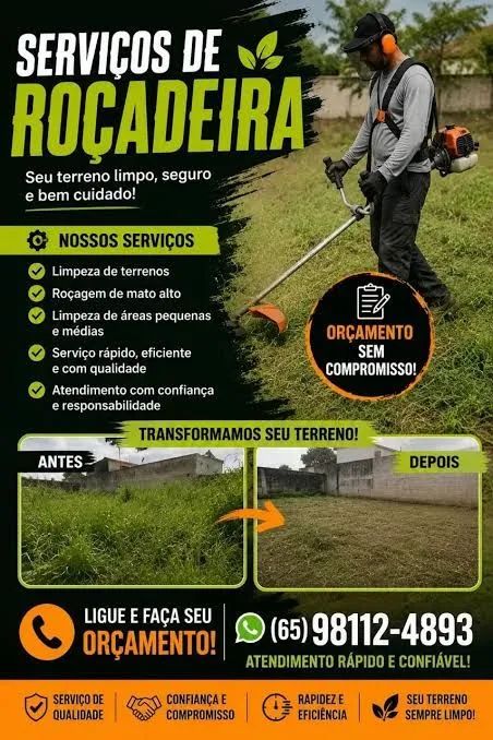 Capina roçadeira 