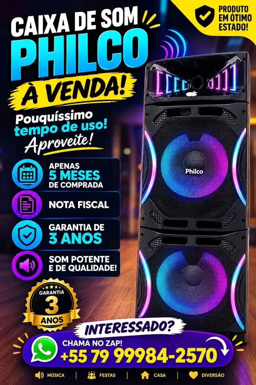 Caixa de som Philco  - Foto 2