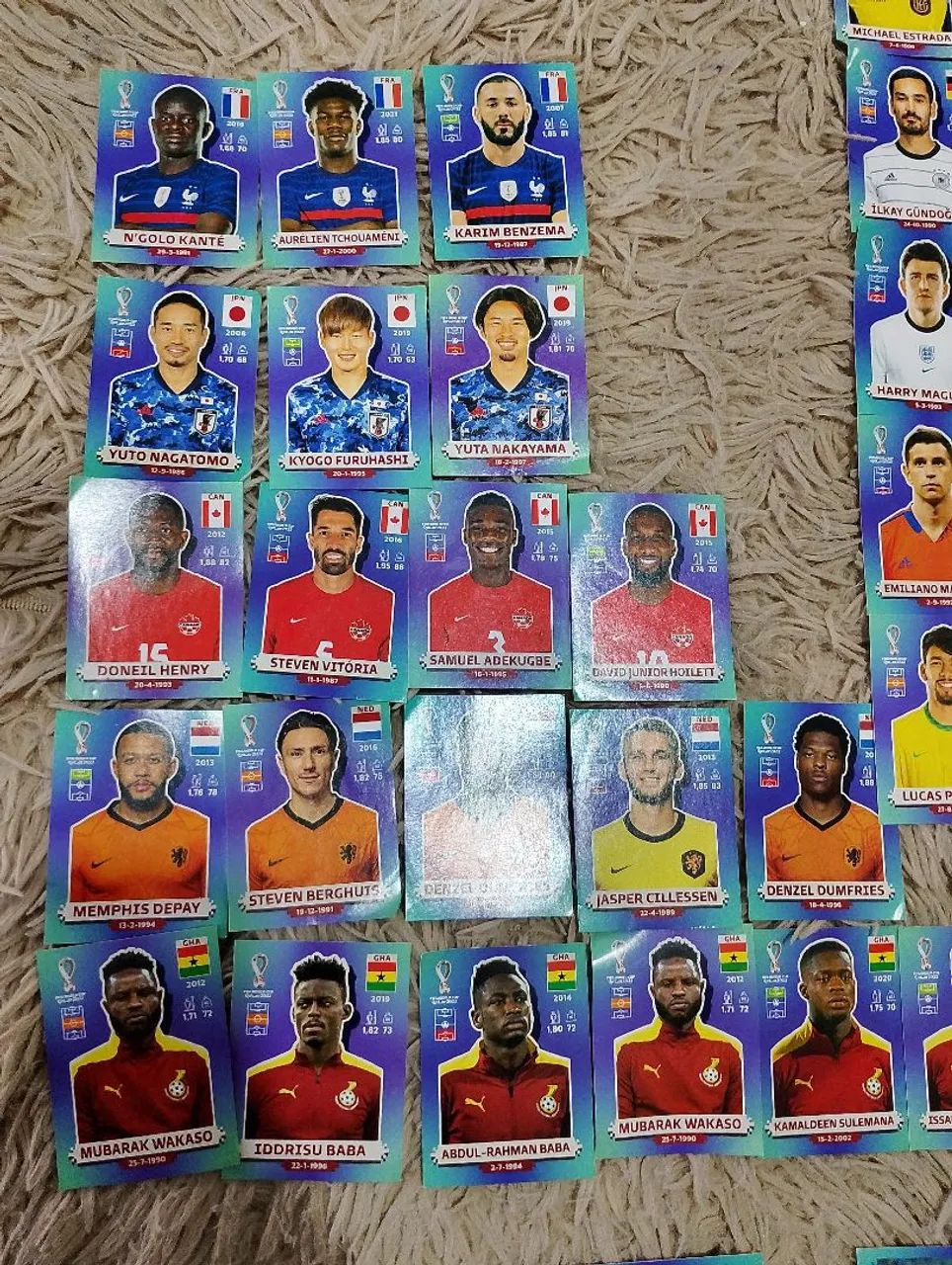 Card copa 2022 Qatar 52 cartas - Foto 4