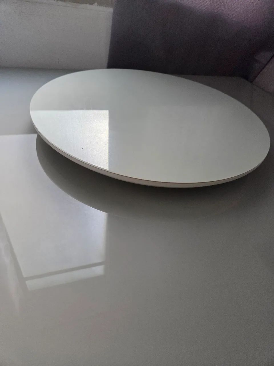 Mesa 4 cadeiras Tampo de Vidro 