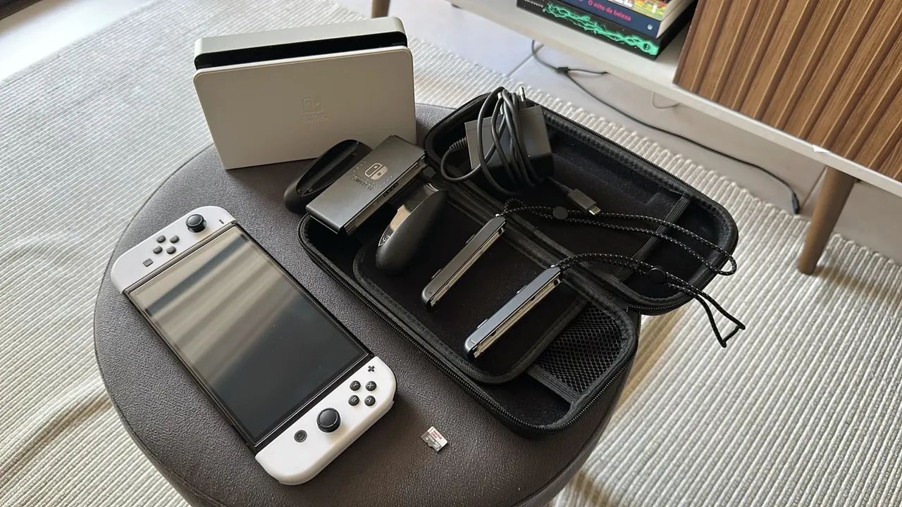 NINTENDO SWITCH 1 OLED + ACESSÓRIOS  - Foto 4