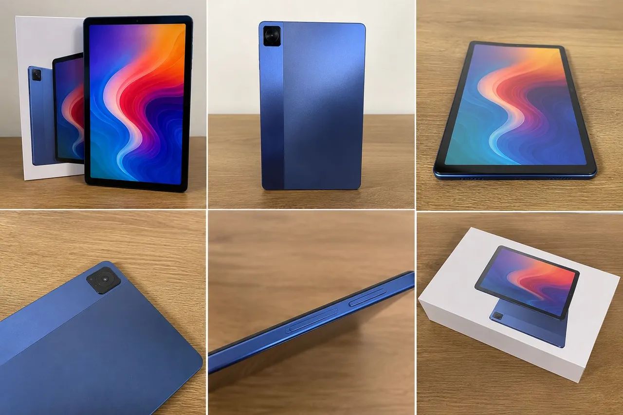 TABLET TCL LACRADO 128 GIGAS + 4 RAM COM CAPA, AZUL