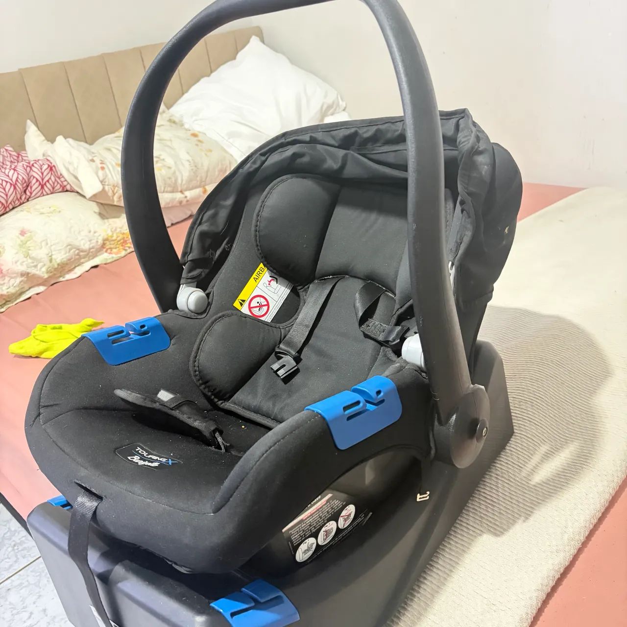 Bebê conforto Burigotto Touring X com base inclusa - Foto 4
