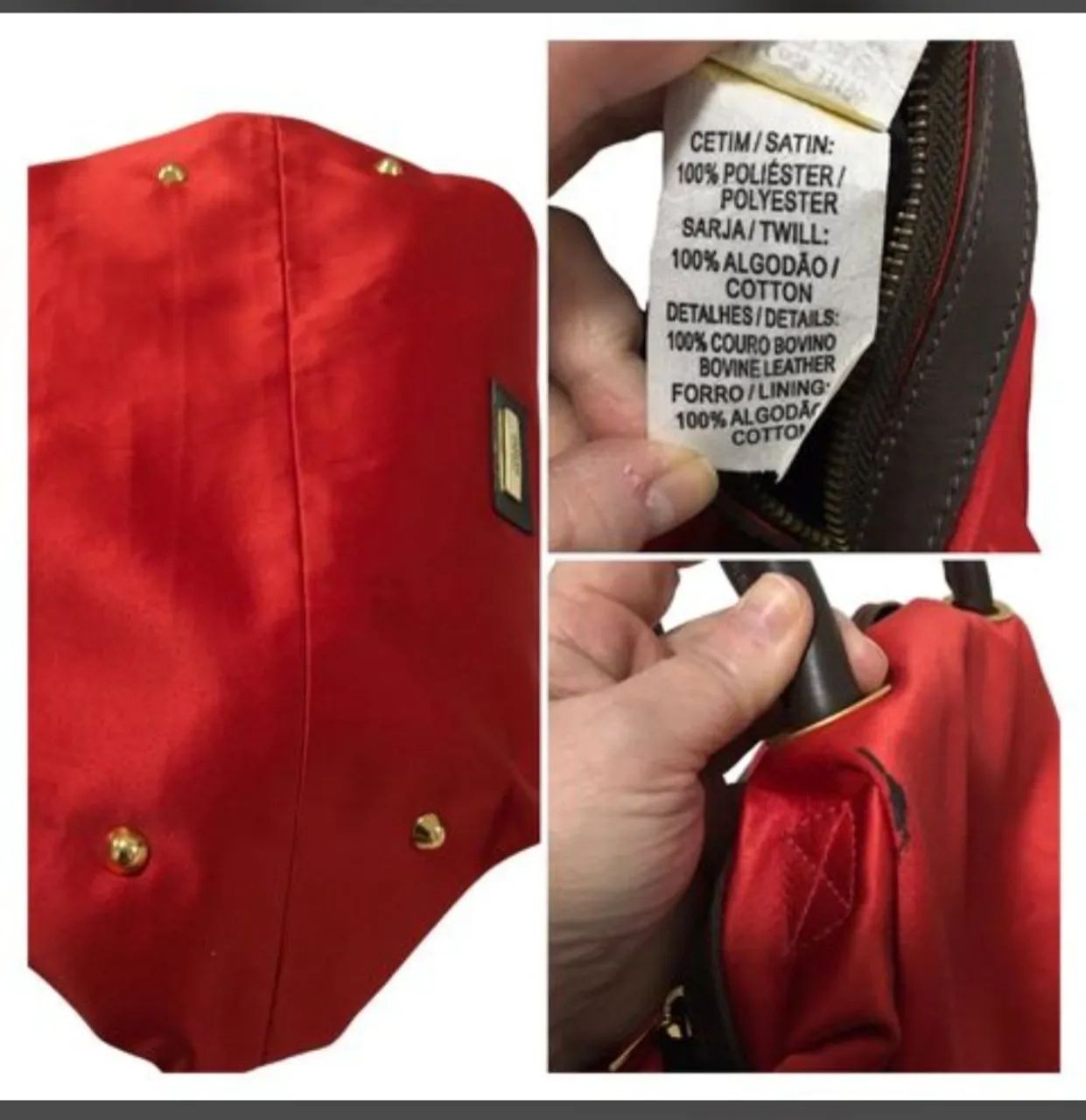 Bolsa vermelha osklen - Foto 3