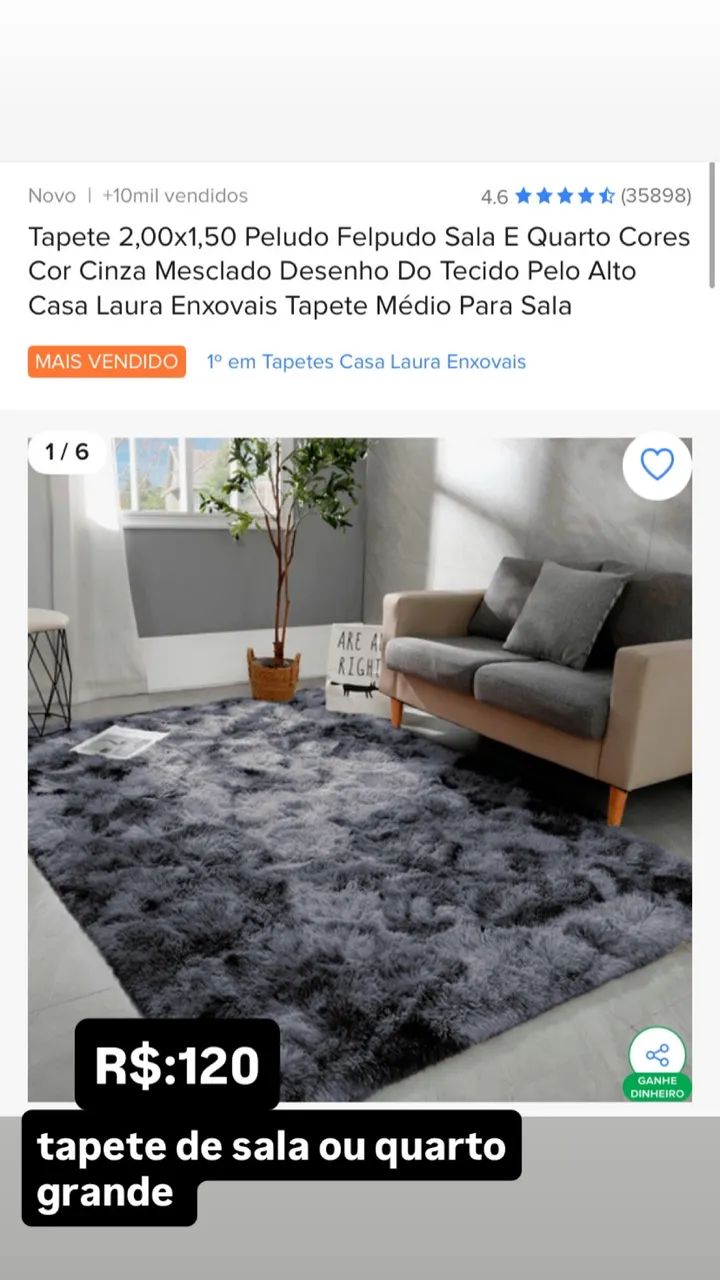 tapete pra sala grande 