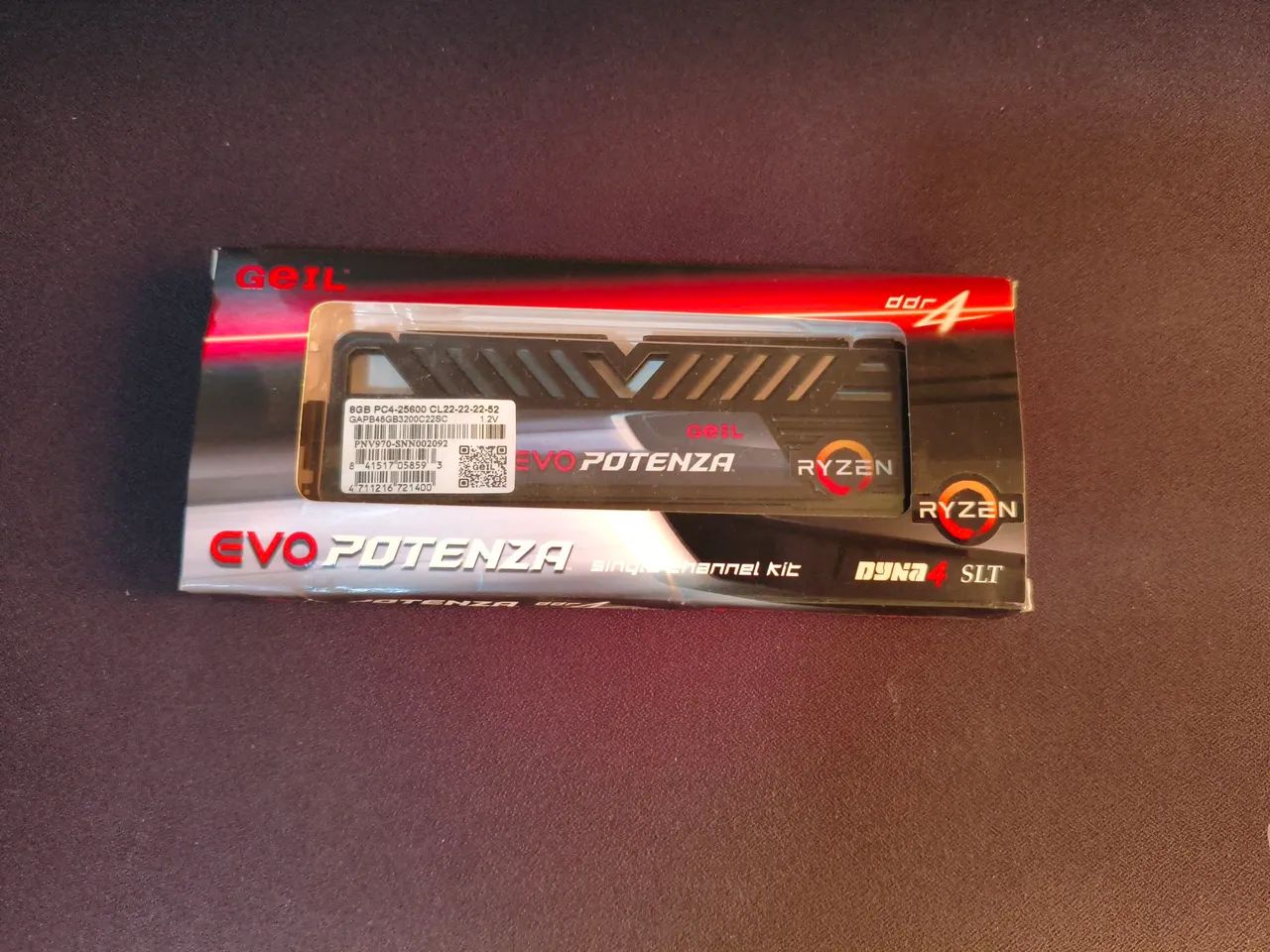 MEMÓRIA RAM GEIL EVO POTENZA DDR4 1X8GB 3200MHz - Foto 3