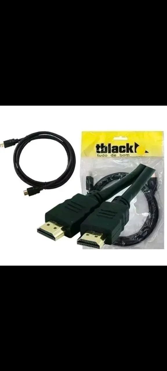Kit 3 cabos hdmi com 2 metros cada