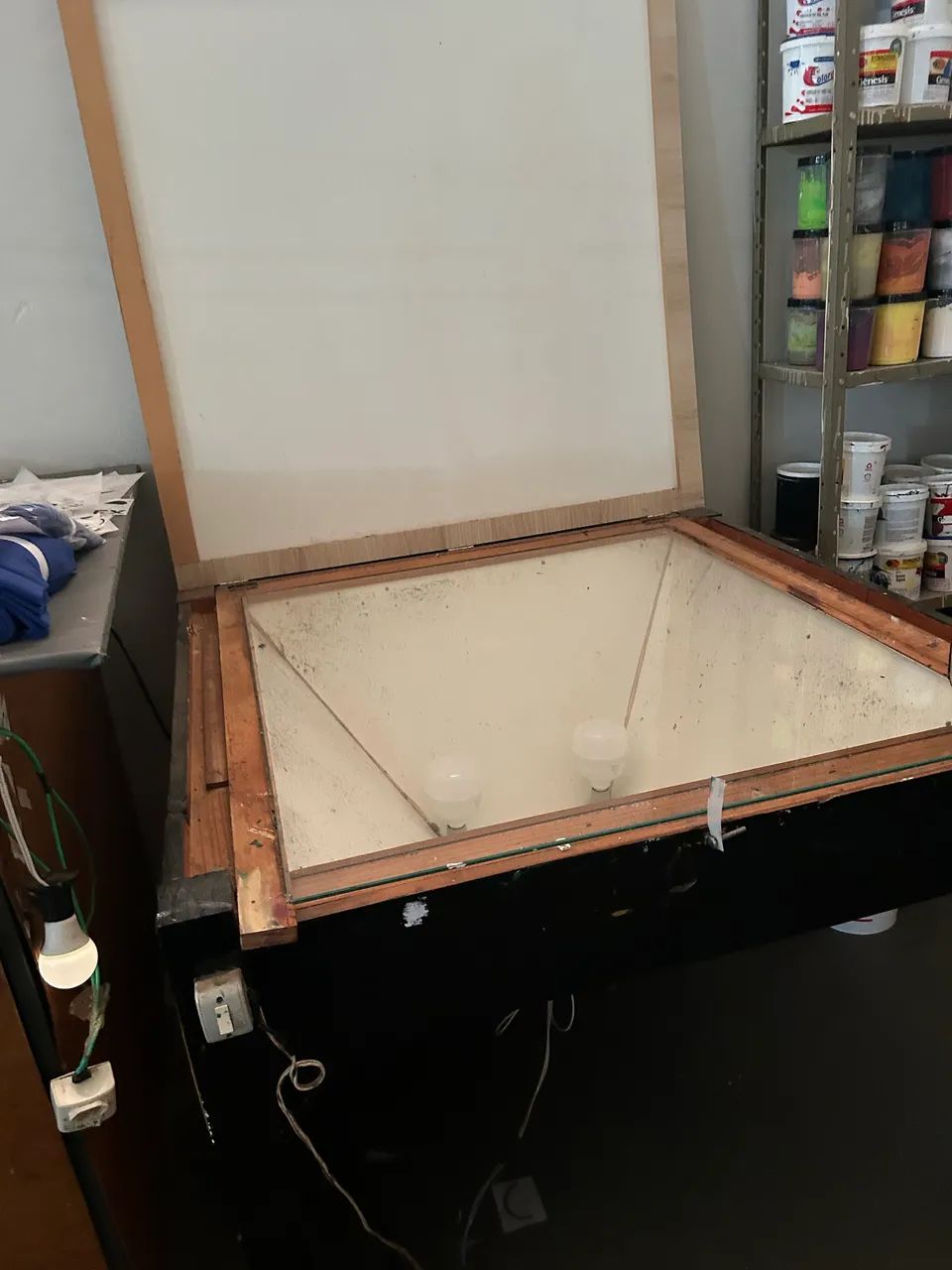 Mesa para revelação serigrafia 