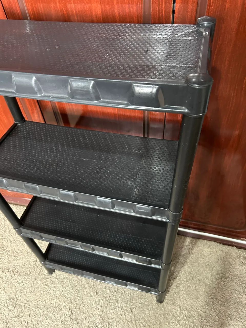 Estante modular de plástico com 4 prateleiras  - Foto 2