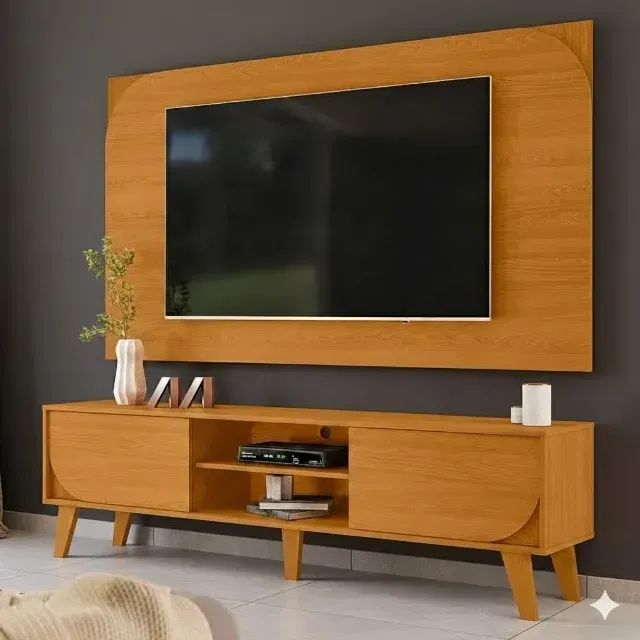 Rack com painel para tv de ate 65 polegadas 