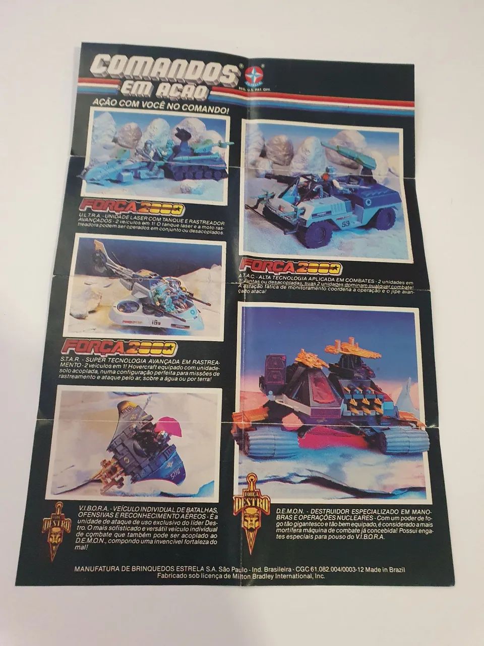 Mini folder comandos em ação gi joe força  - Foto 2