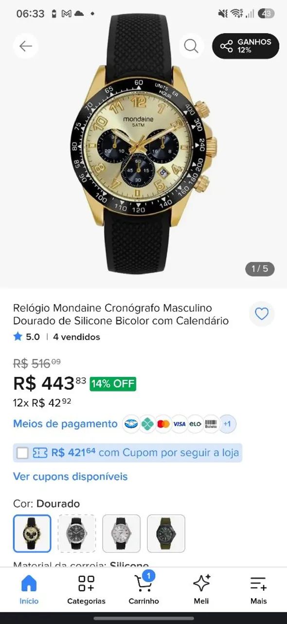 Relogio mondaine original usado  - Foto 3