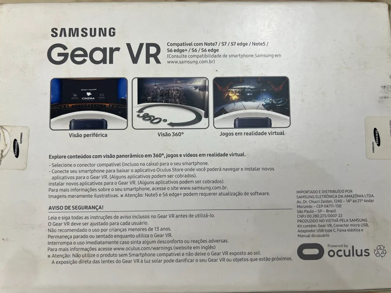 Oculus Samsung Gear VR Oculus  realidade virtual - Foto 2