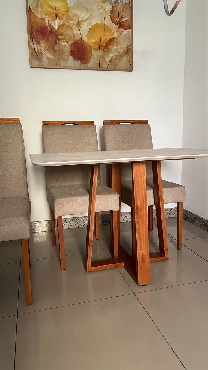 Mesa em madeira - Foto 2