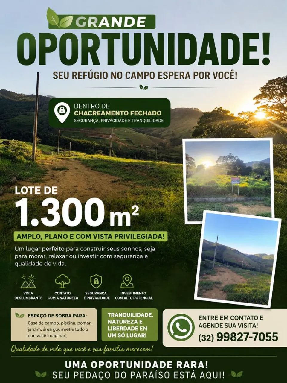 Terreno ( Em Ubá)