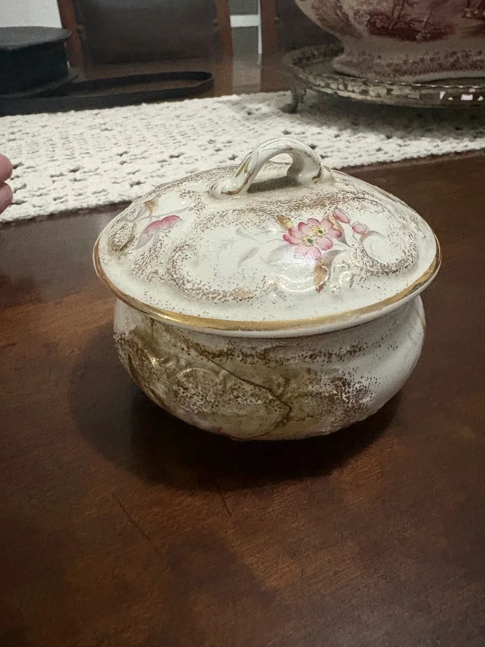 Saboneteira vintage floral  - Foto 4