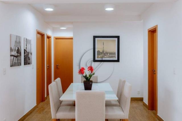 Apartamento com 3 dormitórios para alugar, 90 m² por r$ 2.800/mês - jardim bela vista - sa
