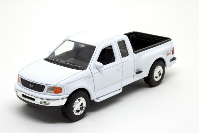 Miniatura Ferro Ford F-150 Flareside Supercab 1999 1/24 Welly - Foto 5