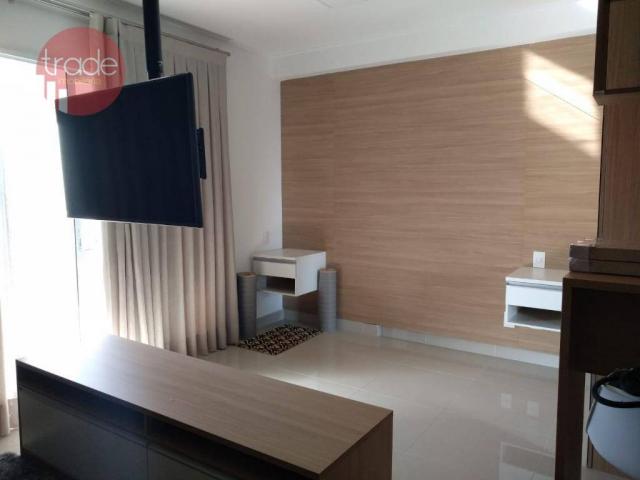 Flat com 1 dormitório para alugar, 44 m² por r$ 1.800,00/mês - bosque das juritis - ribeir - Foto 3