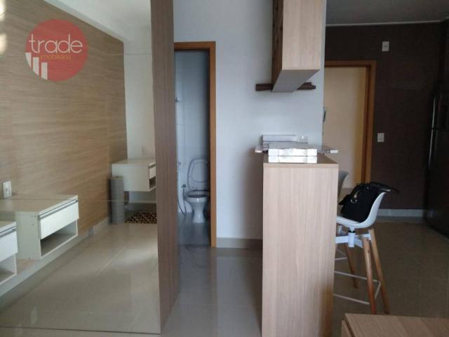 Flat com 1 dormitório para alugar, 44 m² por r$ 1.800,00/mês - bosque das juritis - ribeir - Foto 3