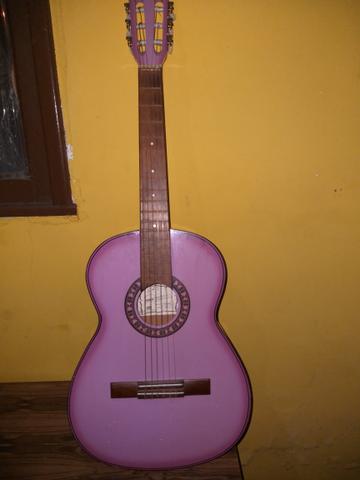 Violão clave lilás + corda + capa - Foto 2