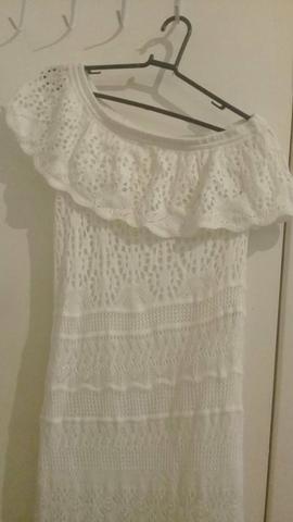 Vestido de linha bege longo - Foto 3