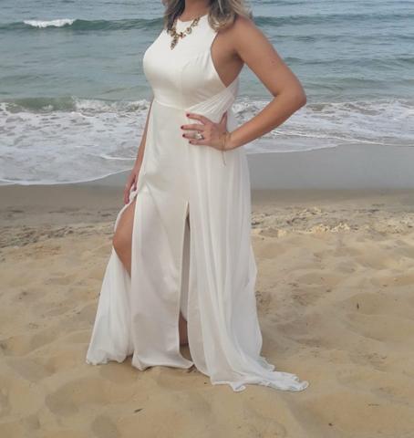 Vestido Off white Tamanho G