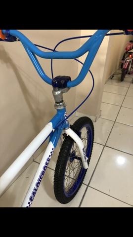Bicicleta Caloi Cross extra light relíquia antiga 1983 aro20 - Foto 5