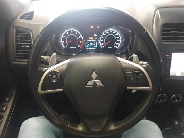 ASX 2.0 4X4 Automatico 2015 Preta Completo Couro ! - Foto 10