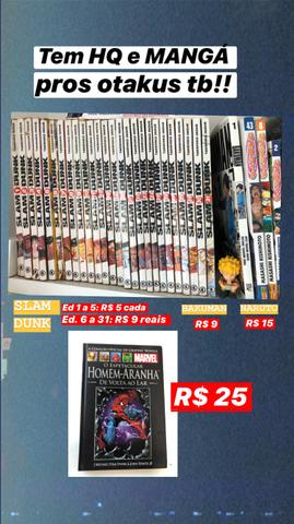 Mangás e Hqs Baratas (Naruto, slam dunk e homem aranha) - Foto 2