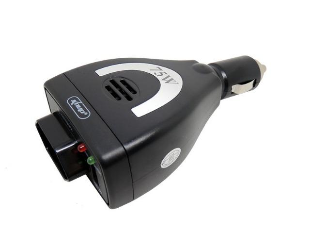 Inversor Conversor 75w 12v Para 110v Tomada Usb Veicular - Foto 2