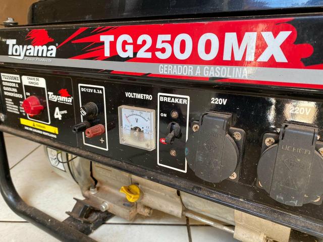 Gerador De Energia À Gasolina 2,2 Kva Tg2500mx Toyama