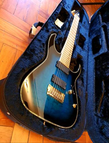 Ibanez iron label RGIX27FEQM SBS Sapphire Blue premium prestige Jem js1000 rg550