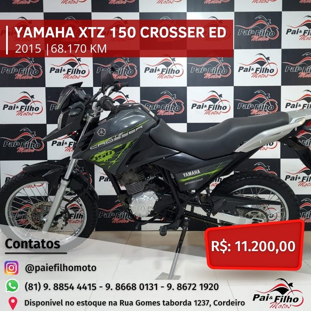YAMAHA XTZ 150 CROSSER ED ANO 2015 FINANCIAMOS EM ATE 48X