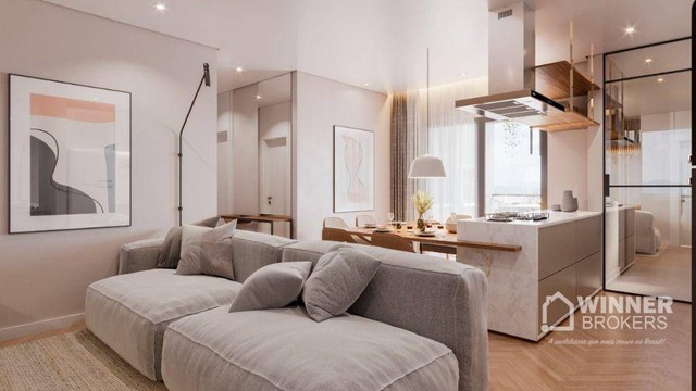 Cobertura Penthouse com 3 dormitórios à venda, 145 m² por R$ 1.249.241 - Boa Vista - Curit - Foto 9