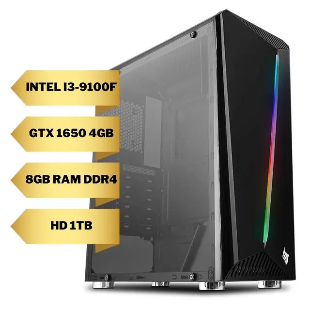 Pc Computador Gamer Completo I3 8gb Hd 1tb Placa