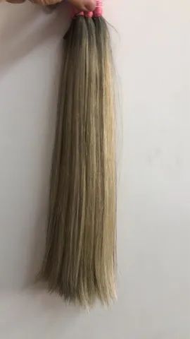 Cabelos Loiros Brasileiros de 50 cm - Foto 2