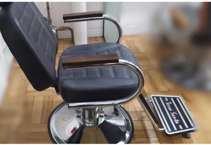 Cadeira para barbeiro novíssima! - Foto 2