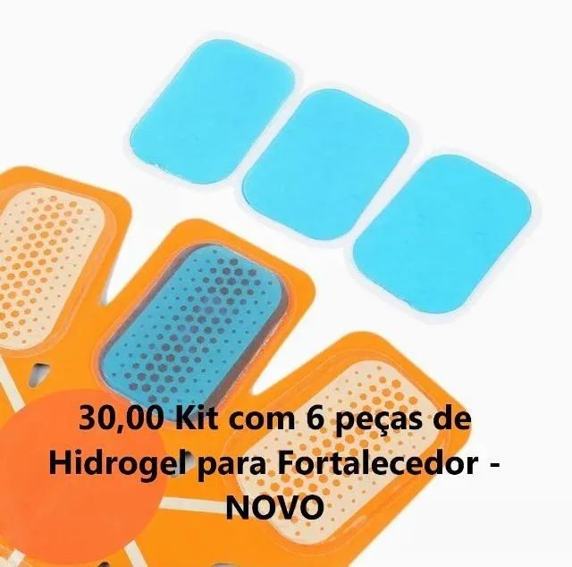 Kit com 6 peças de Hidrogel para Fortalecedor - NOVO