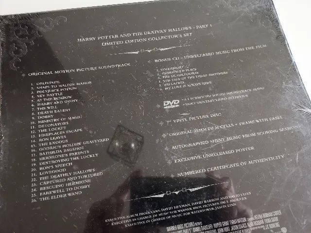 Memorabilia Vinyl + CD Harry Potter And The Deathly Hallows Collector's Edition - Novo - Foto 4