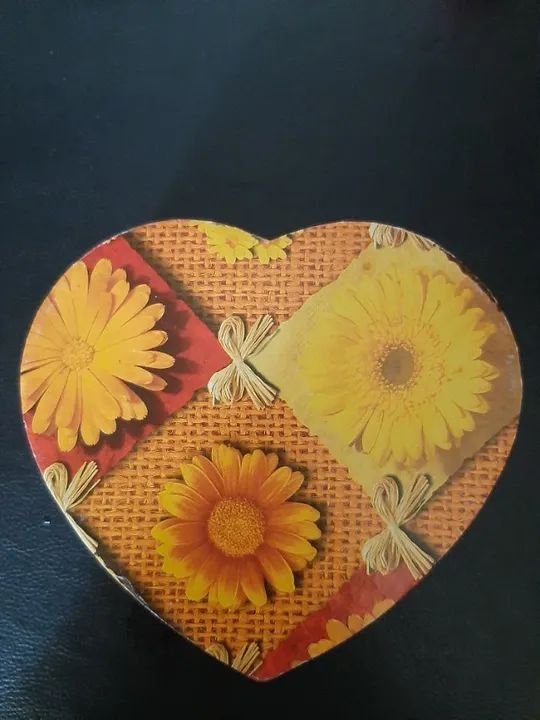 Caixa em papel Kraft formato de coração - Foto 2