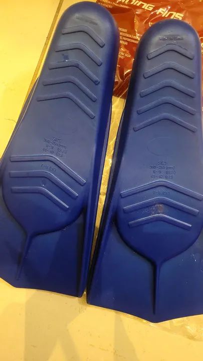 Nadeira Silicone Training Fins Hammer azulhead Tam 40/41 Brasil - Foto 2