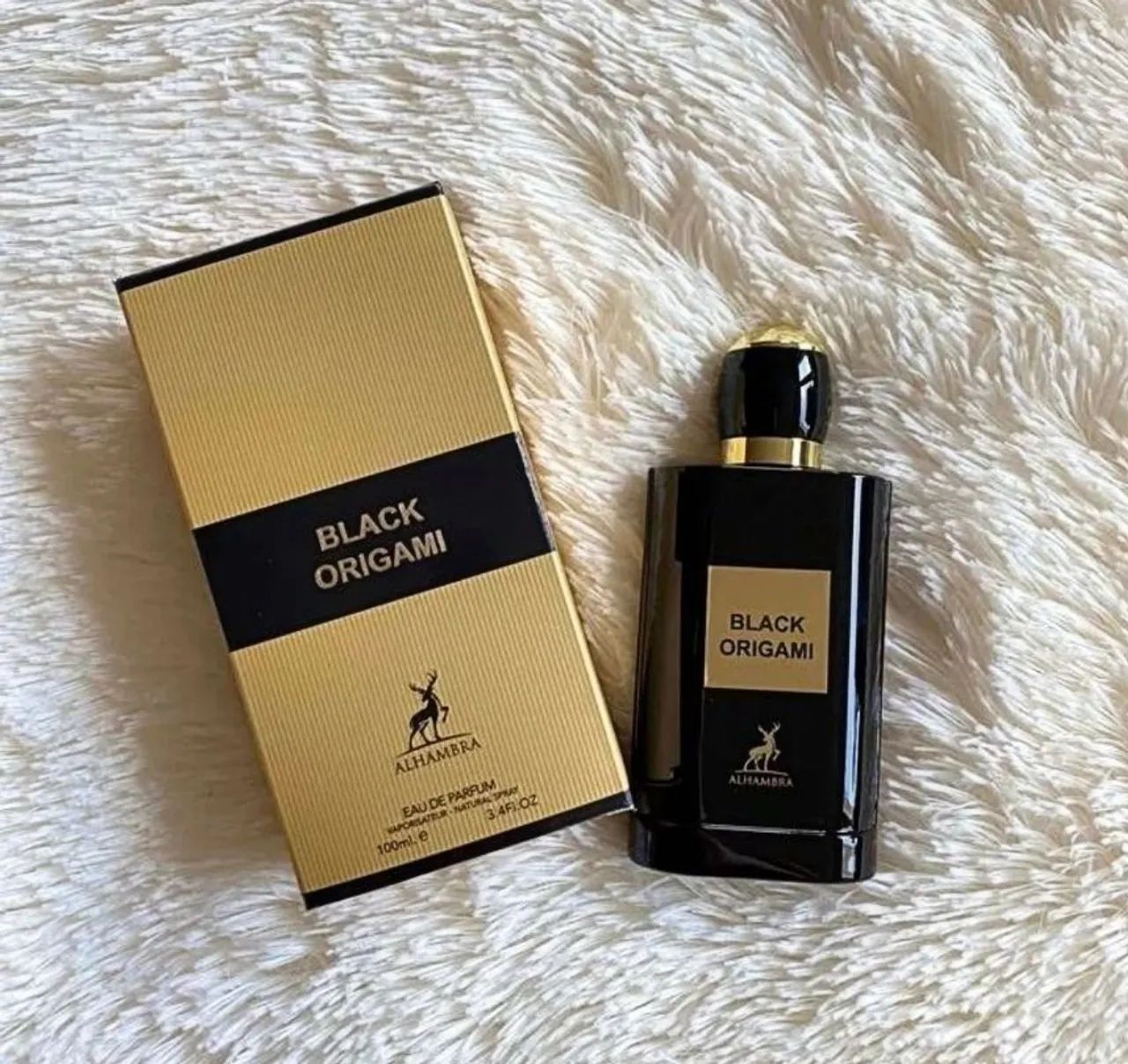 PERFUME ÁRABE BLACK ORIGAMI - 100 Original - Lacrados  - Foto 3