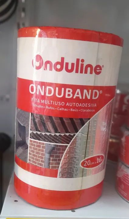 MANTA ASFÁLTICA 20CM X 10M ALUMÍNIO ONDULINE