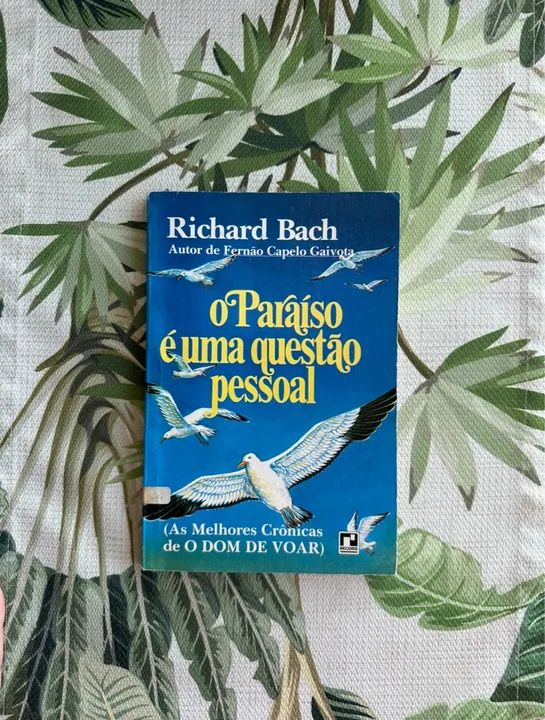 Livro o paraíso é uma questão pessoal autor Richard Bach autor de Fernão capelo gaivota 