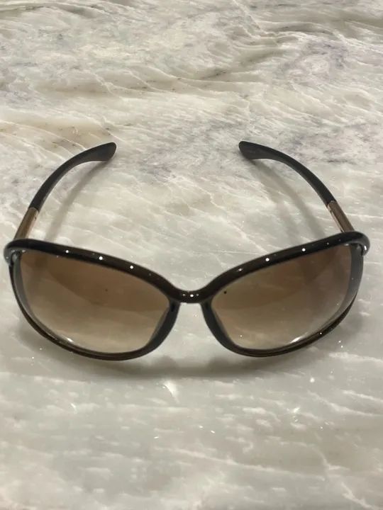 Óculos Tom Ford - Preto / Marrom- Feminino - Foto 2