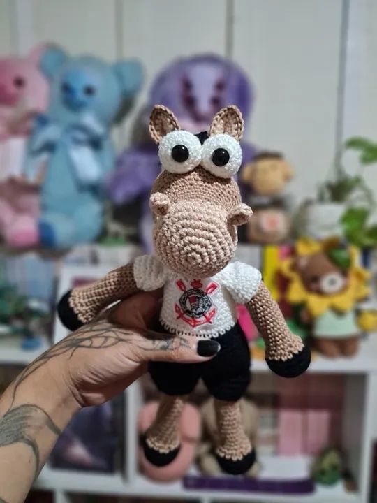 Cavalinho personalizado fantastico - escolha seu time