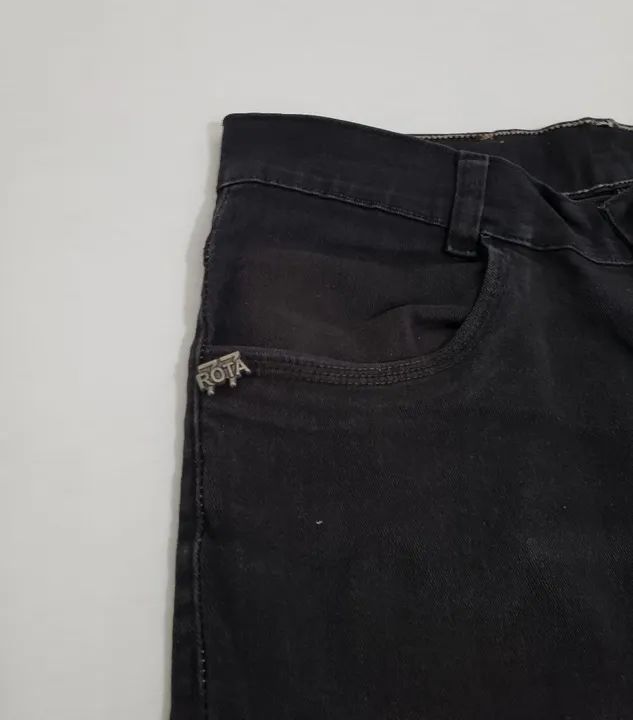 Calça Jeans Preta - Tamanho M - Foto 4