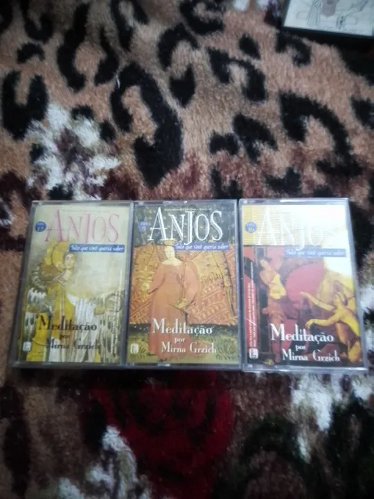 Kit 3 K7 de Meditação Anjos - Mirna Grzich